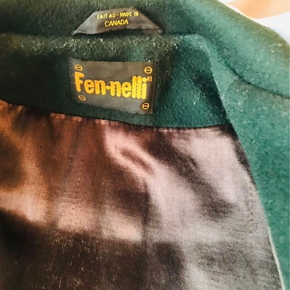 Gorgeous Fen-nelli mid-length Pure Virgin Wool Emerald green Ladies Coat - Picture 2 of 6